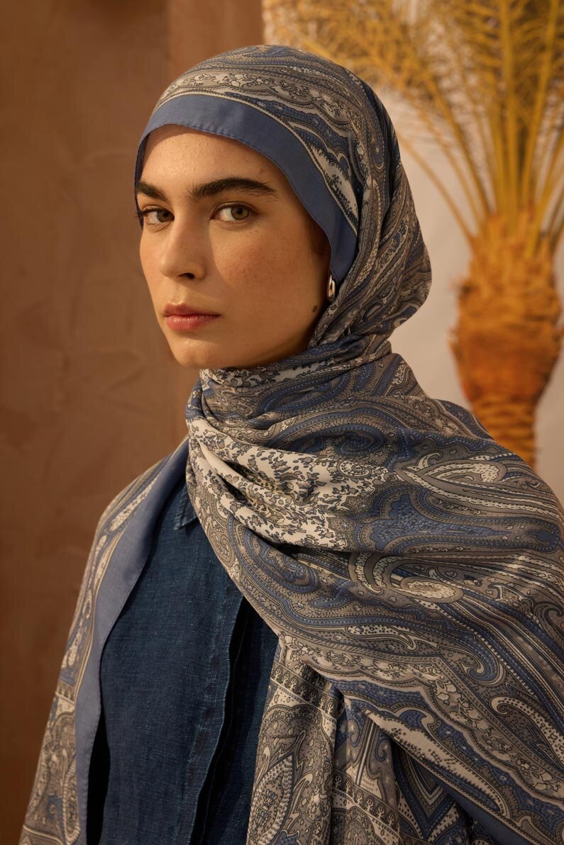 Desenli Etnik Şal
